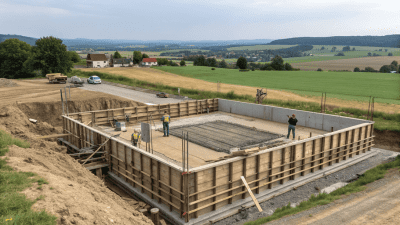 Устройство ростверка фундамента