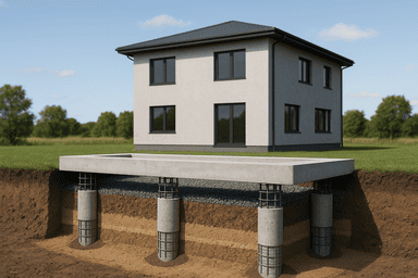 Буронабивные сваи для дома 10×10 м